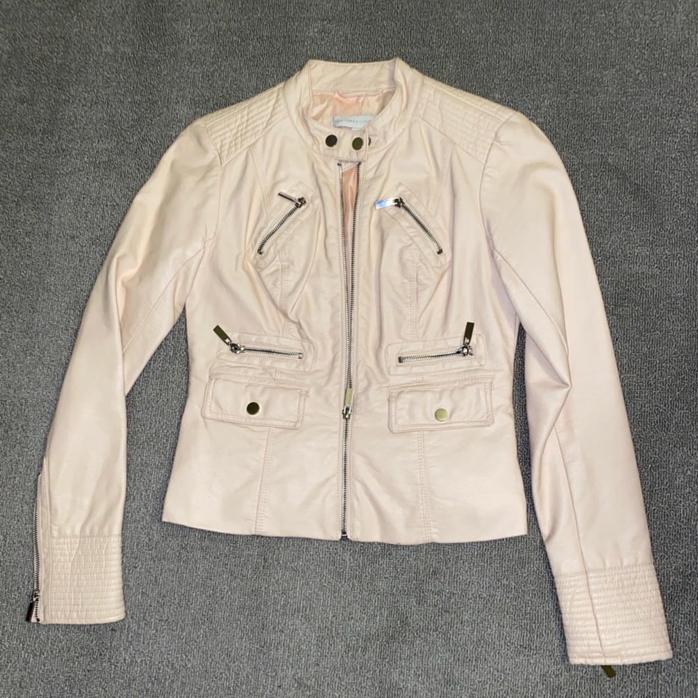 New York & Company faux leather jacket